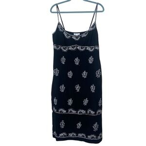 90s Vintage Beaded Midi Dress